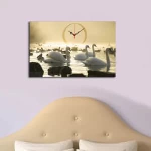 5070CS-72 Multicolor Decorative Canvas Wall Clock