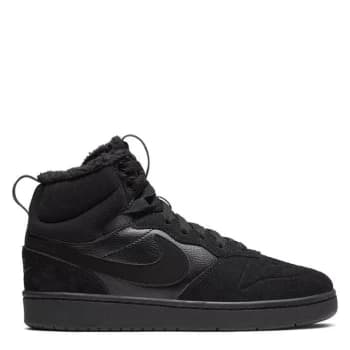 Nike Court Boro Boot Junior Boys Hi Tops - Black