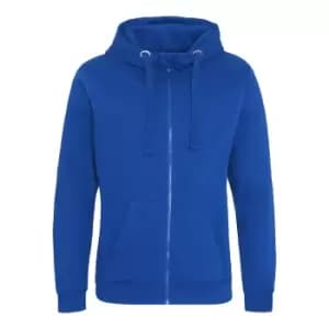 AWDis Just Hoods Mens Graduate Heavyweight Full Zip Hoodie (2XL) (Royal Blue)