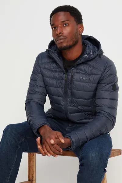 TOG24 'Drax' Hooded Down Jacket Navy