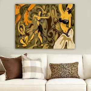 149289026_70100 Multicolor Decorative Canvas Painting