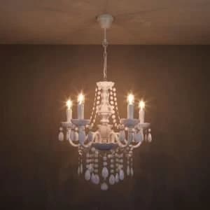 Wickham White 5 Lamp Pendant ceiling light
