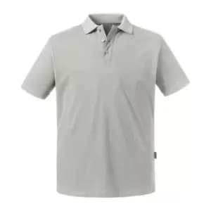 Russell Mens Pure Organic Polo (3XL) (Stone)