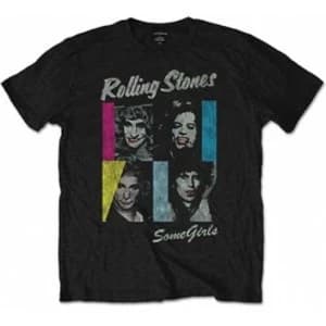 Rolling Stones Some Girls Black Mens T Shirt: Large