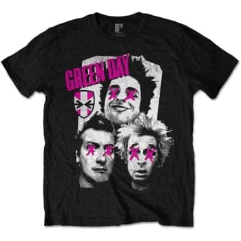 Green Day - Patchwork Unisex Medium T-Shirt - Black