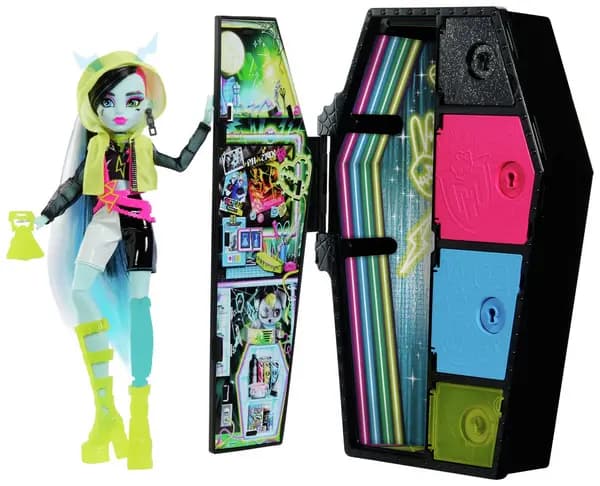 Monster High Skulltimate Secrets Neon Frights - Frankie Doll