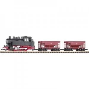 Piko G 37100 G PI START-SET BR 80 WITH 2 GOODS WAGON
