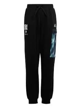 adidas Unisex Junior Gaming Arkd3 Pant - Black/Green, Size 13-14 Years