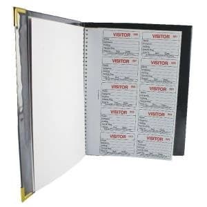Identibadge Complete Visitors Book 100 Insert IBVBSYS