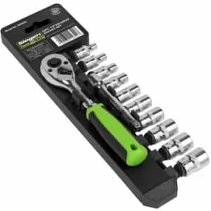 Socket Set 12PC 1/4" Sq Drive WallDrive Metric