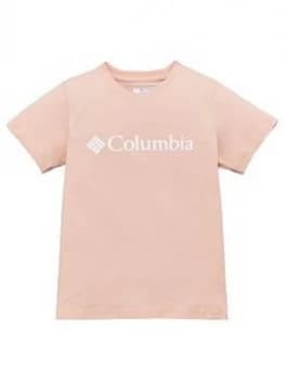 Columbia Girls Basic Logo T-Shirt - Peach