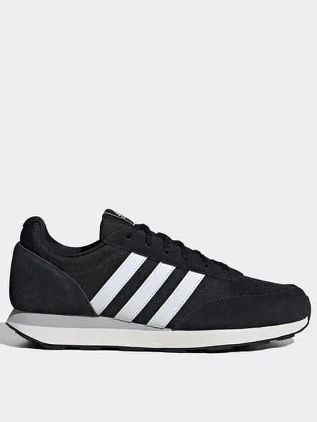 adidas Run 60s 3.0 Shoes Mens Low Trainers 6 (39.3) Black 11790603260