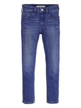 Calvin Klein Jeans Boys Tapered Jeans - Blue