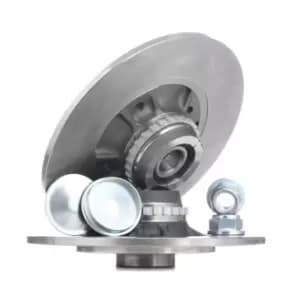 BREMBO Brake disc Solid 08.5834.37 Brake rotor,Brake discs RENAULT,CLIO II (BB0/1/2_, CB0/1/2_)