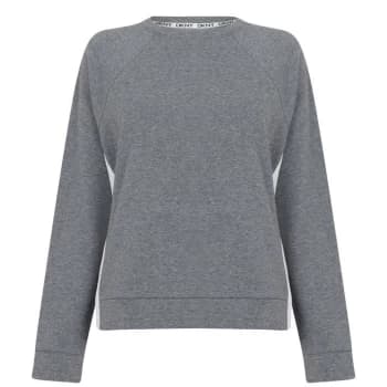 DKNY MYM Long Sleeve Top - Med Grey 029