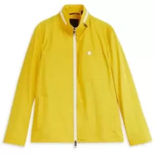 Ted Baker Barklee Plain Zip Through Jacket - Yellow