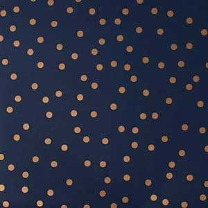 Superfresco Easy Confetti Navy & Copper Wallpaper 10m