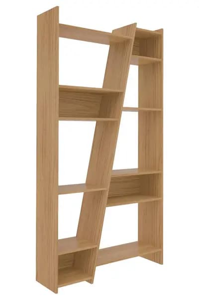 Seconique Naples Tall Bookcase Light Oak