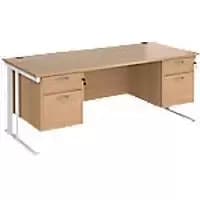 Dams International Desk MCM18P22WHB 1,800 x 800 x 725 mm