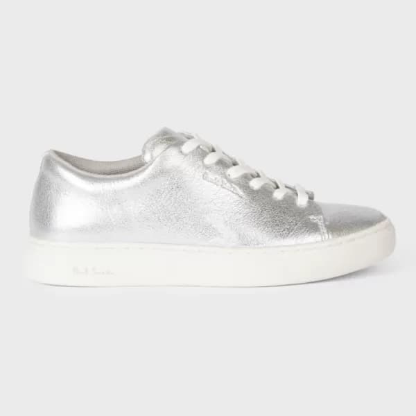 Paul Smith Womens Shoe Lee Metallic Silver