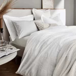 Bedeck Of Belfast Kali Double Duvet Cover, White