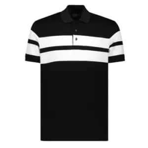 Paul And Shark Paul and Shark Stripe Chest Polo Mens - Black