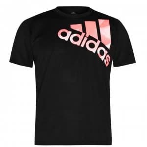 adidas Mens Freelift Tokyo Badge T-Shirt - Black