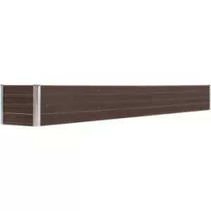 Vidaxl - Garden Raised Bed Galvanised Steel 320x40x45cm Brown Brown