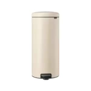 Brabantia NewIcon Pedal Bin 30L Soft Beige Brown