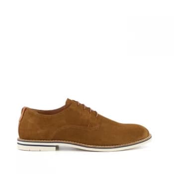 Dune London Bravas Smart Shoes - Tan Suede