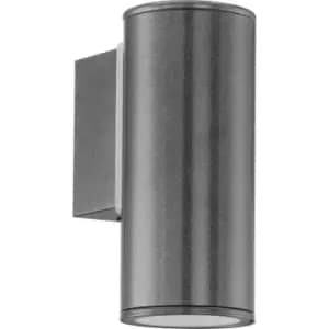 Riga - Outdoor Wall Downlight Anthracite IP44, GU10 - Eglo