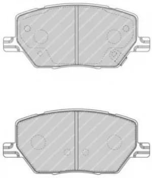 Ferodo FDB4688 Brake Pad Set Front Axle Premier Car