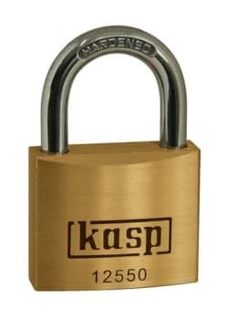 K12550 Premium Brass Padlock 50mm - Kasp