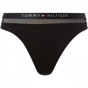 Tommy Bodywear Sheer Flex Micro Thong - Black