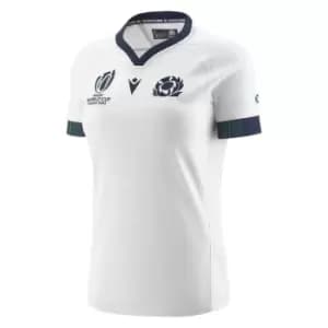 Macron Scotland Rugby Away Shirt 2023 2024 Womens - White