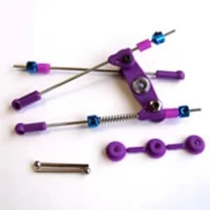 Fastrax Pre-Assembled Throttle/Brake Linkage Set Purple
