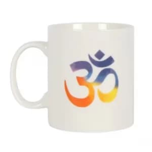 Watercolour Om Symbol Ceramic Mug