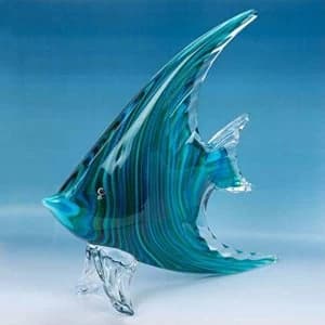 Objets d'Art Glass Ornament - Angel Fish