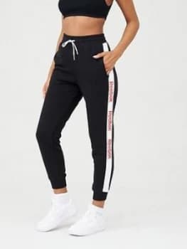 Reebok Training Essentials Linear Logo Pant - Black, Size XL, Women
