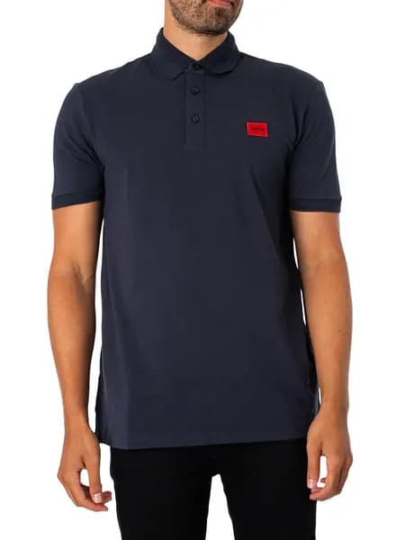 HUGO Dereso232 Slim Polo Shirt Dark Blue M