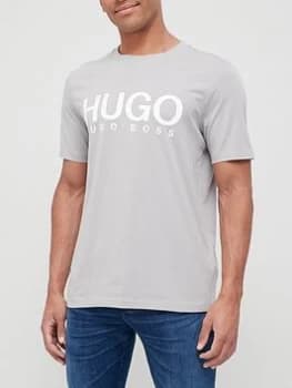 Hugo Boss Dolive Large Logo T-Shirt Grey Size XL Men