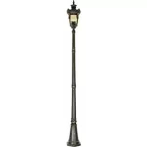 Outdoor IP44 3 Bulb Lamp Post Old Bronze LED E14 60W Bulb Light Fitting