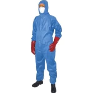 Guard Master Disp' Hooded Coverall Blue (2XL)