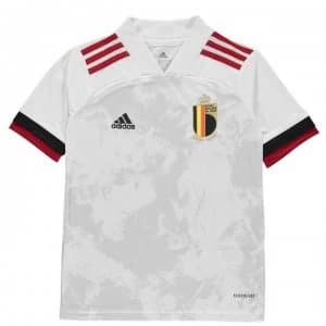 adidas Belgium Away Shirt 2020 Junior - White