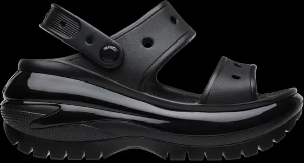 Crocs Unisex Mega Crush Sandals Black W8/M7