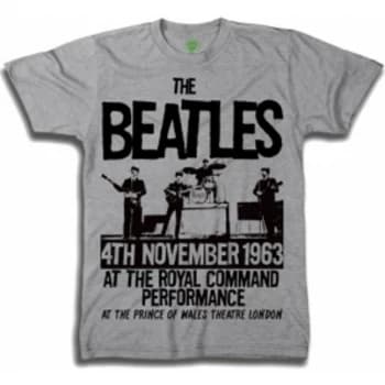 The Beatles Prince of Wales Theatre Boys Grey TS: Medium