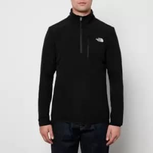 The North Face Mens Glacier Pro 1/4 Zip Fleece - TNF Black/TNF Black - S