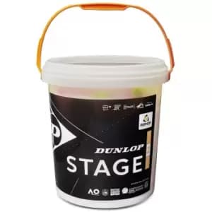 Dunlop Stage 2 Orange Mini Tennis Balls - 60 Ball Bucket