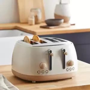 Churchgate Chilcote Country 4 Slice Toaster Cream