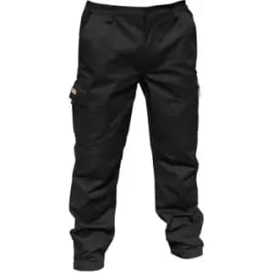 Result Mens Stretch Work Trousers / Pants (32 Inch Leg Length) (32“) (Black) - Black